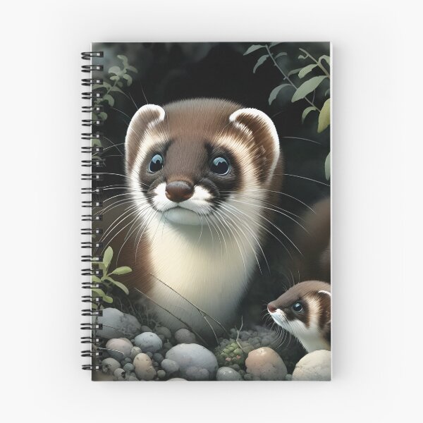 Item preview, Japanese weasel animal art designed and sold by RubisLeaf.