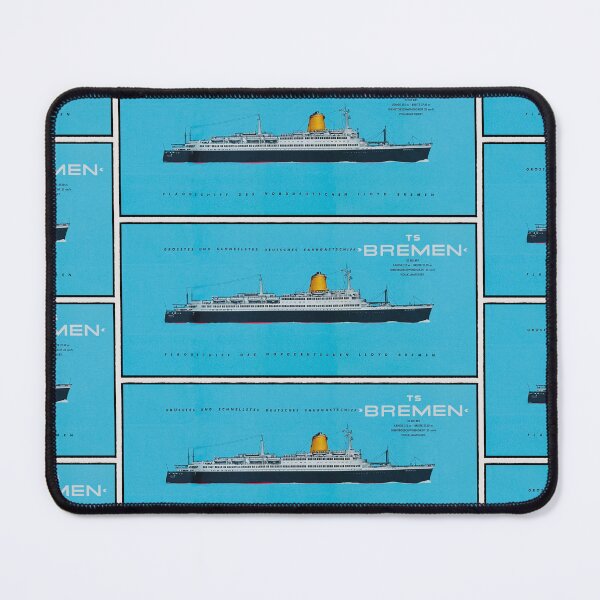 Item preview, Bremen passenger ship retro ship advertising designed and sold by RoyalTarget.