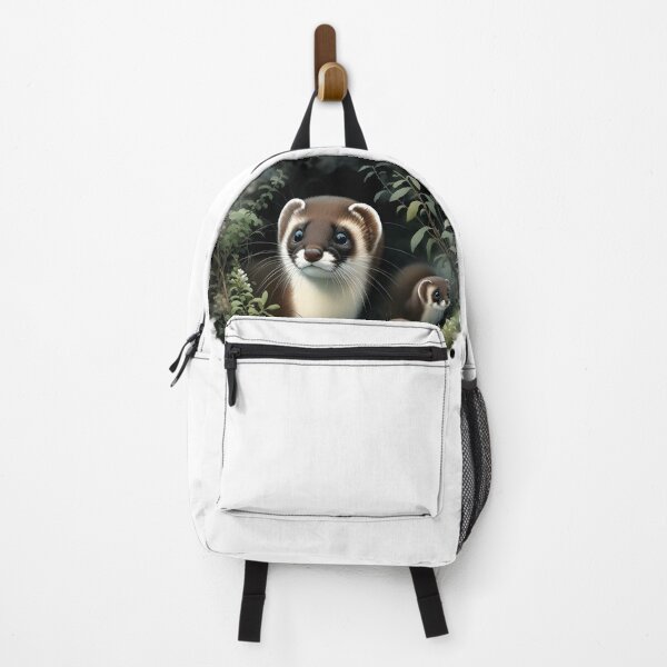 Item preview, Japanese weasel animal art designed and sold by RubisLeaf.