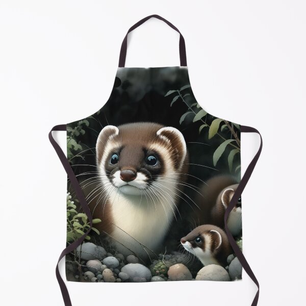 Item preview, Japanese weasel animal art designed and sold by RubisLeaf.