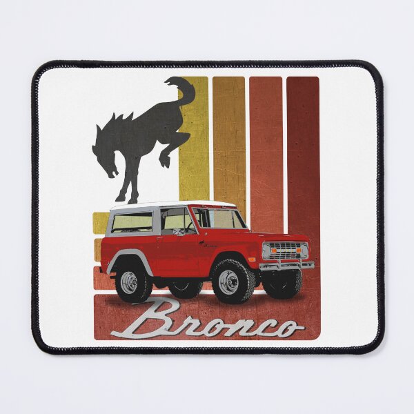 Item preview, Ford Bronco - Retro Red (on white)  designed and sold by Groenendijk.