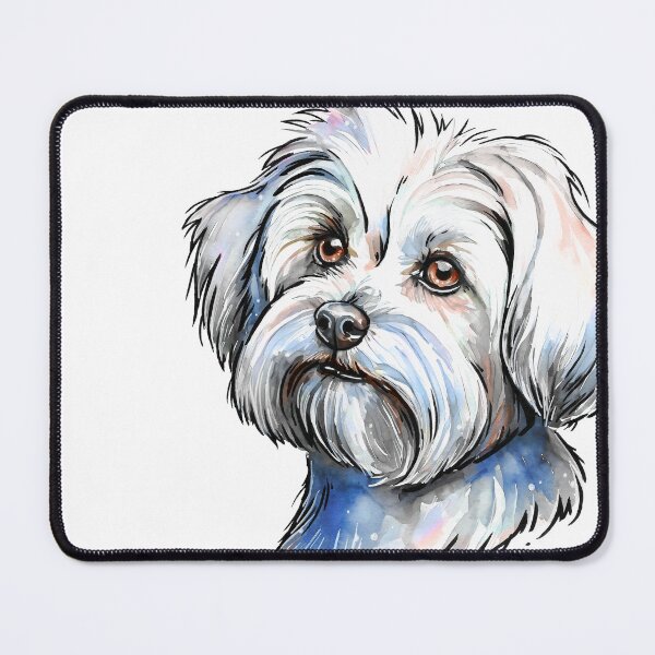 Item preview, Maltese portrait designed and sold by Motivburg.
