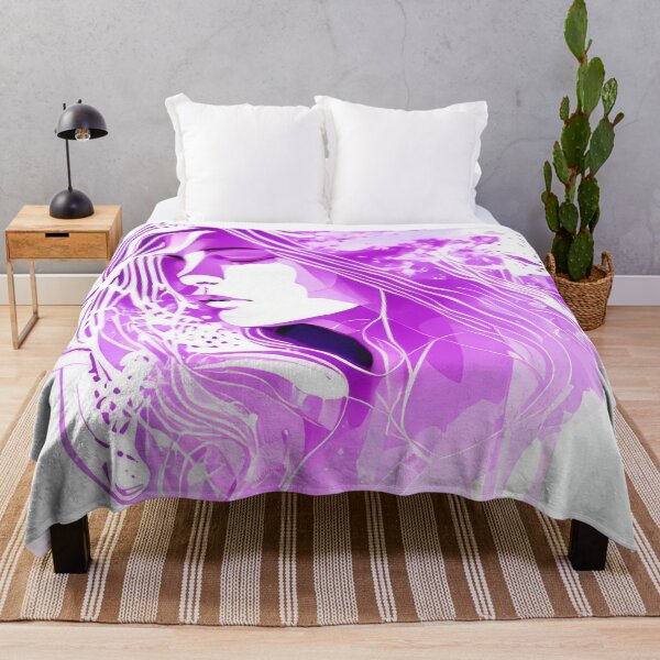 Item preview, women purple painted in watercolors designed and sold by youme63.
