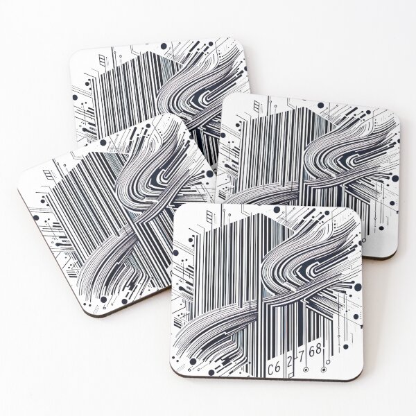 Item preview, "Abstract Barcode Art: Modern Minimalism in Vector Innovation" designed and sold by Huycao211.
