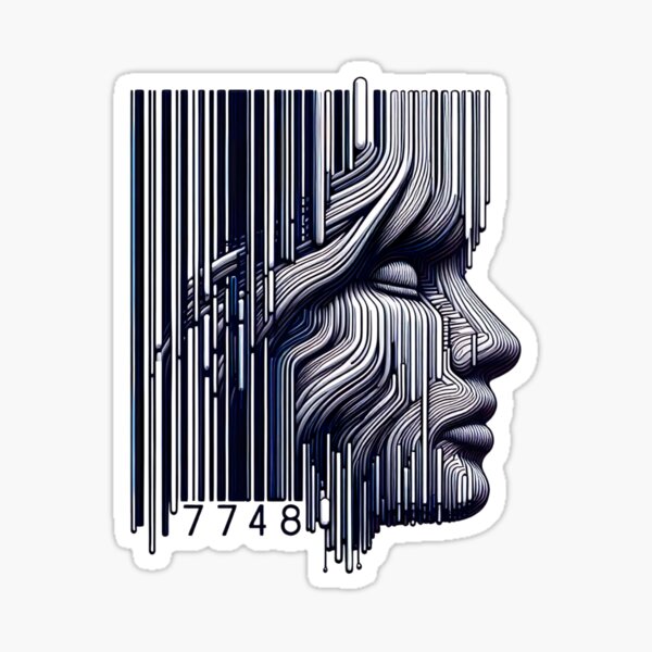 Item preview, "Abstract Barcode Art: Modern Minimalism in Vector Innovation" designed and sold by Huycao211.