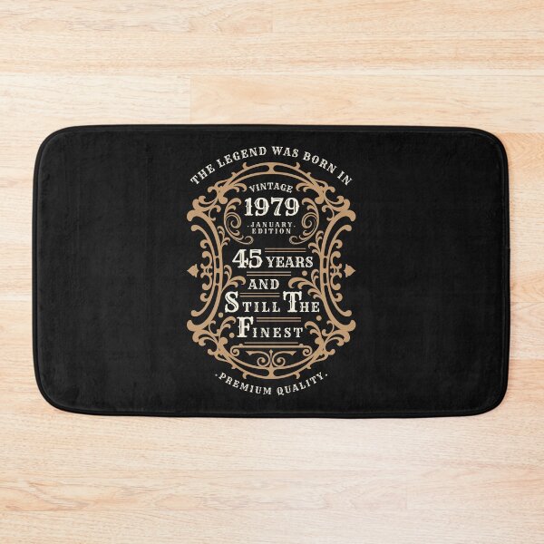Item preview, Vintage Born January 1979 | 45 Years Old Legend | 45th Birthday designed and sold by 4TeeToo.