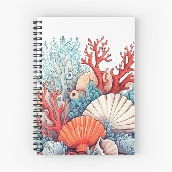 Item preview, Colorful Watercolor Seashells 5 designed and sold by mushizaman.