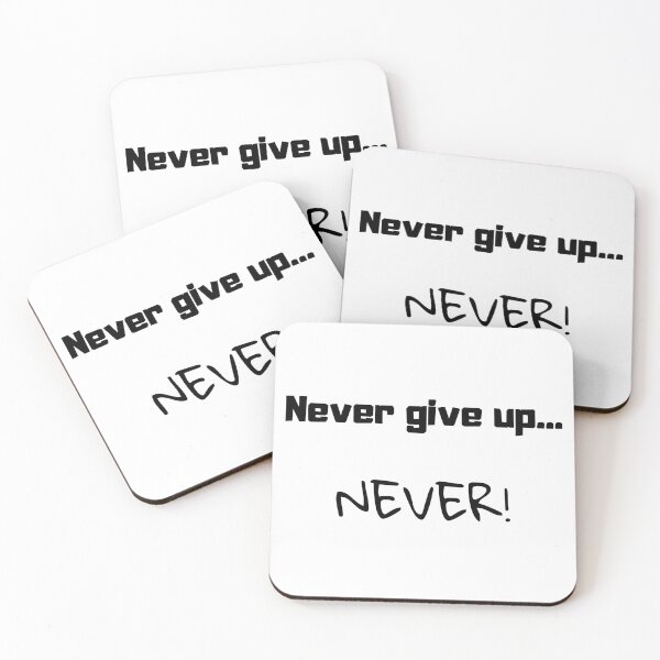 Item preview, Never Give Up... designed and sold by TakeThis4.