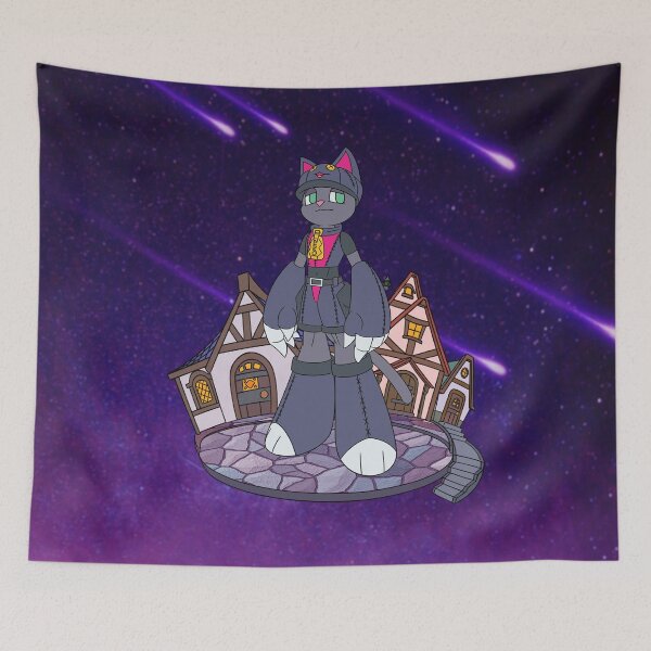 Item preview, Toto Cat the Purple Cat V3 - purple cartoon character designed and sold by 4ThingTon.
