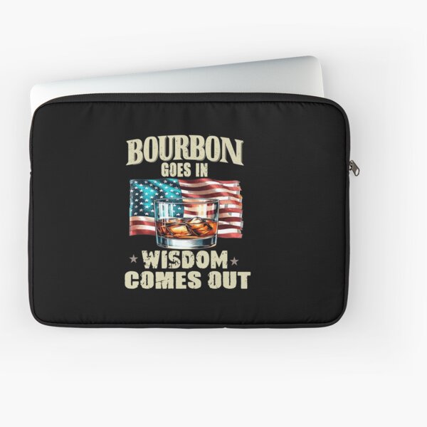 Item preview, Bourbon goes in, Wisdom comes out. Burbon lovers Gift designed and sold by SondosStudio.