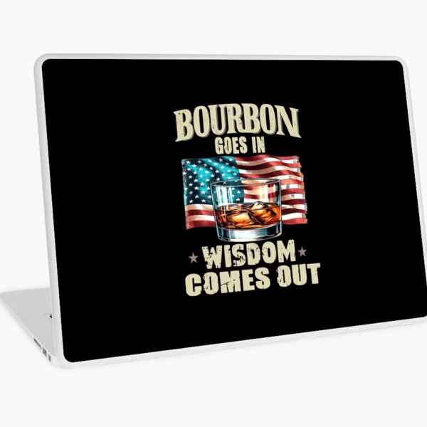 Item preview, Bourbon goes in, Wisdom comes out. Burbon lovers Gift designed and sold by SondosStudio.