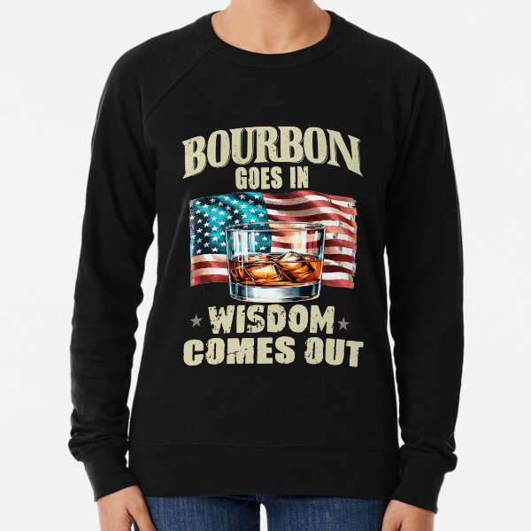 Item preview, Bourbon goes in, Wisdom comes out. Burbon lovers Gift designed and sold by SondosStudio.