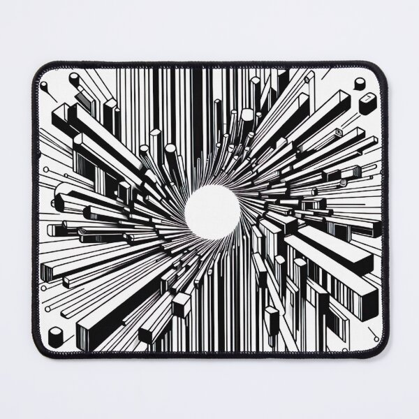 Item preview, "Abstract Barcode Art: Modern Minimalism in Vector Innovation" designed and sold by Huycao211.