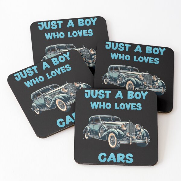 Item preview, Just a boy who loves cars designed and sold by HeadTurningArt.