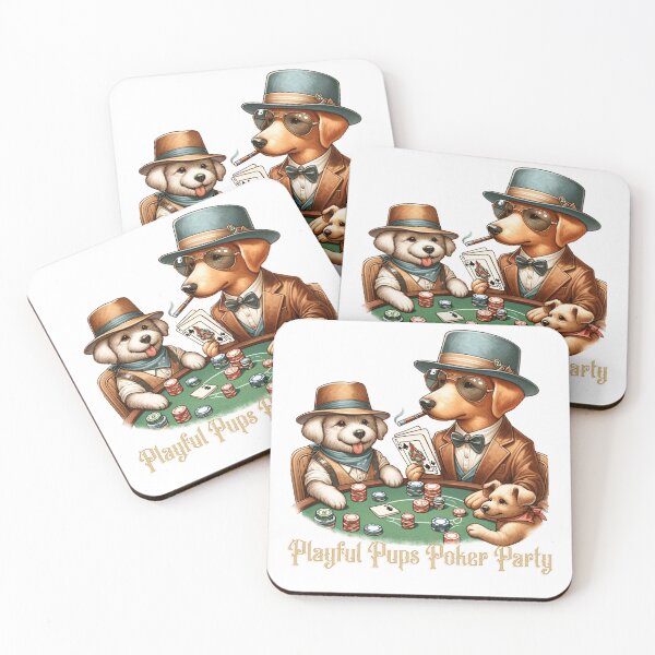 Item preview, dogs playing poker designed and sold by IdeasDream.