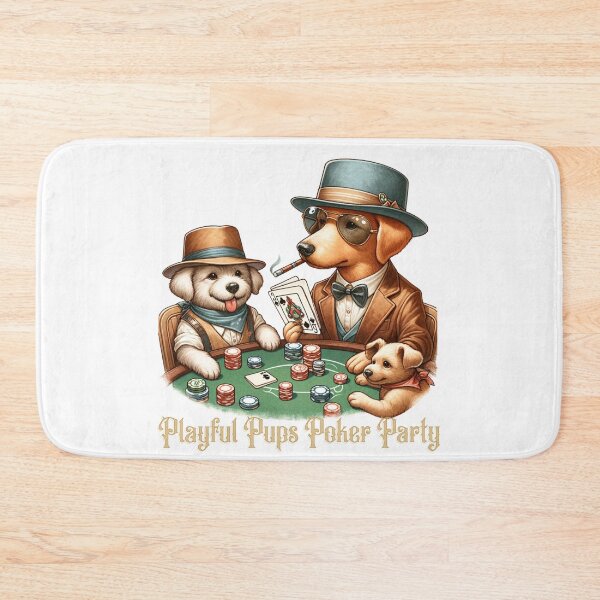 Item preview, dogs playing poker designed and sold by IdeasDream.