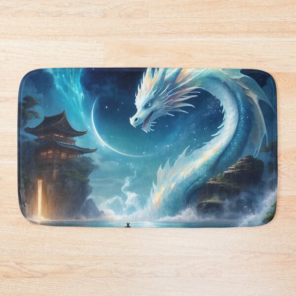 Item preview, Sea Dragon and the Knight , 2024 year of dragon designed and sold by WhiteDoveArt.