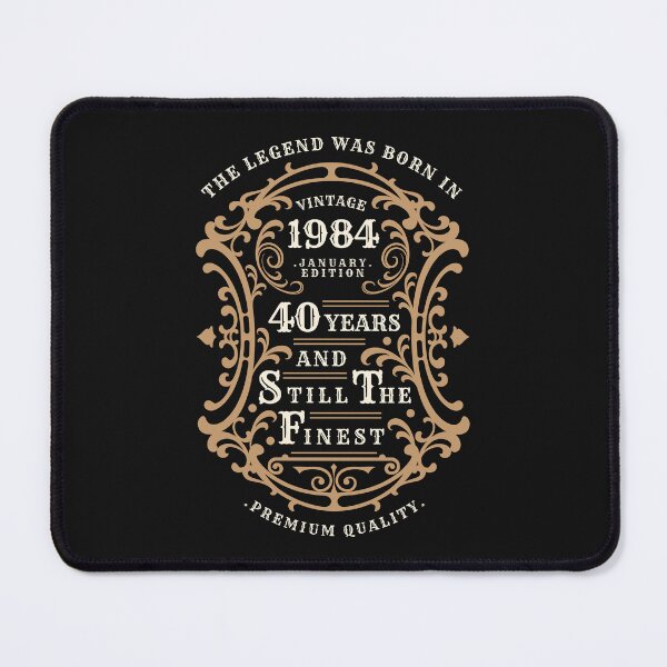 Item preview, Vintage Born January 1984 | 40 Years Old Legend | 40th Birthday designed and sold by 4TeeToo.