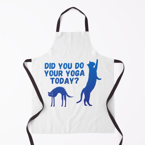 Item preview, Did you do your yoga today? | Cat stretching design designed and sold by Enchantedbox.