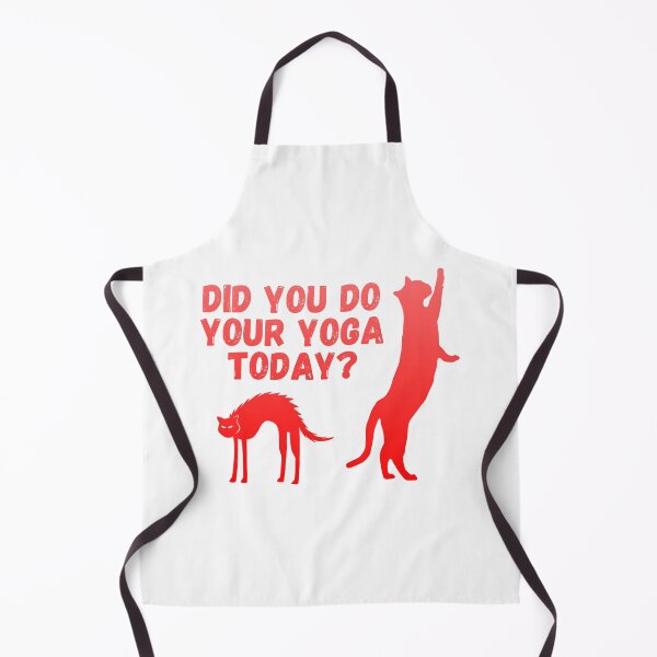 Item preview, Did you do your yoga today? | Cat stretching design designed and sold by Enchantedbox.