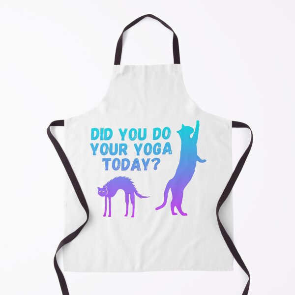 Item preview, Did you do your yoga today? | Cat stretching design designed and sold by Enchantedbox.