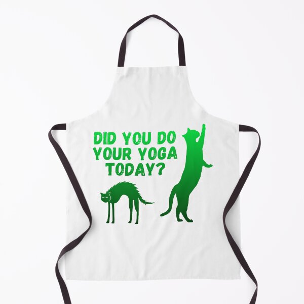 Item preview, Did you do your yoga today? | Cat stretching design designed and sold by Enchantedbox.