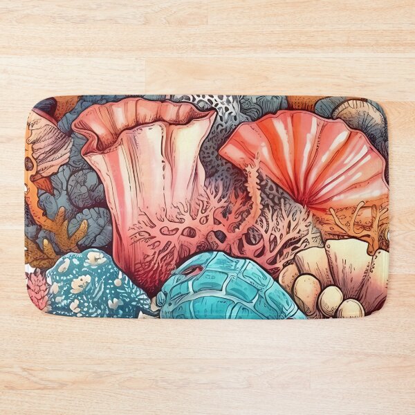 Item preview, Colorful Watercolor Seashells 6 designed and sold by mushizaman.