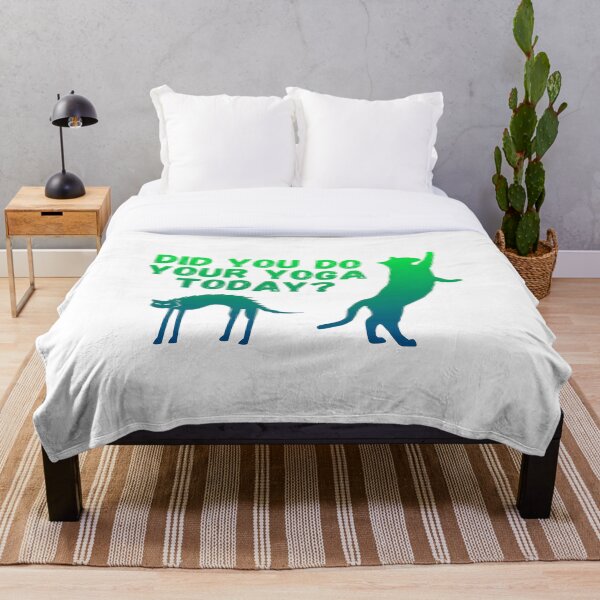 Item preview, ¿Hiciste tu yoga hoy? | Diseño de estiramiento de gato. designed and sold by Enchantedbox.