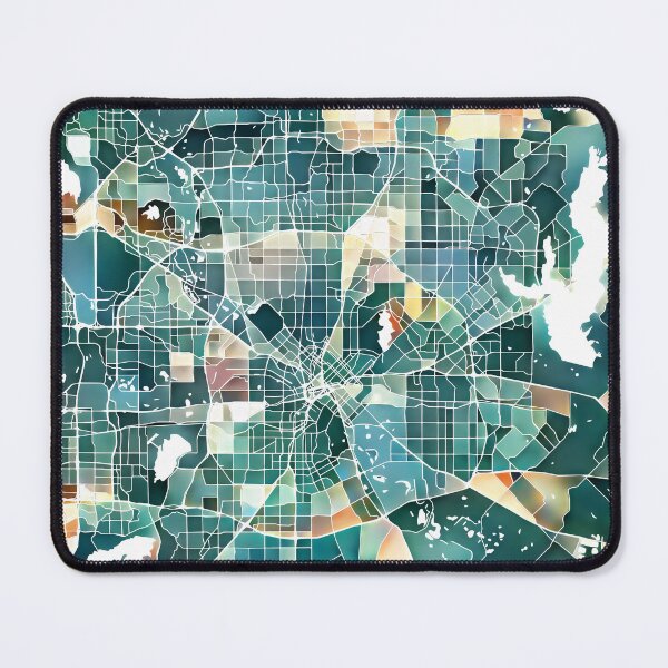 Item preview, Dallas Texas City Map - Lush Green designed and sold by StylishStacks.