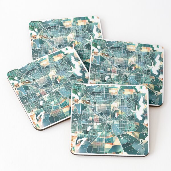 Item preview, Dallas Texas City Map - Lush Green designed and sold by StylishStacks.