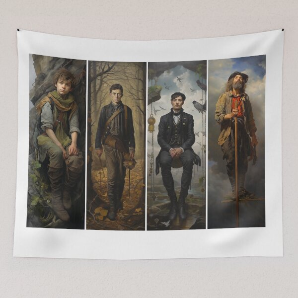 Item preview, The Four Chapters designed and sold by JackrabbitPub.