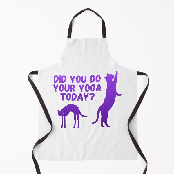Item preview, Did you do your yoga today? | Cat stretching design designed and sold by Enchantedbox.