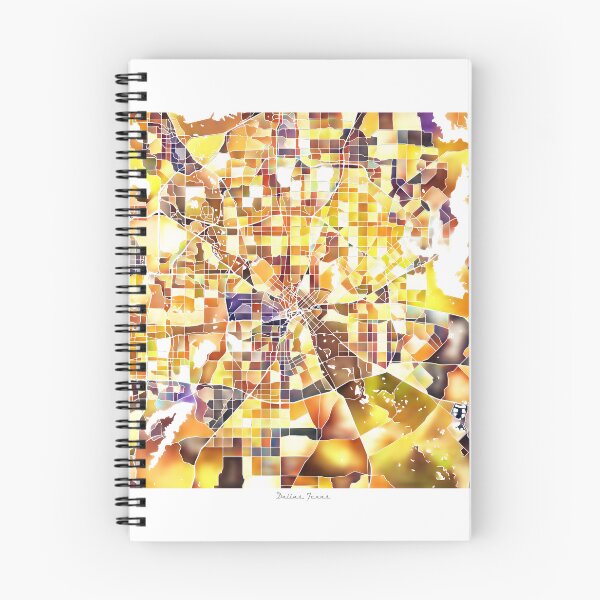 Item preview, Dallas Texas City Map - Golden Yellow designed and sold by StylishStacks.
