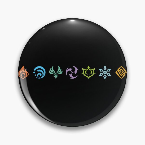Item preview, Genshin Impact Elements designed and sold by chipmuckdesignn.