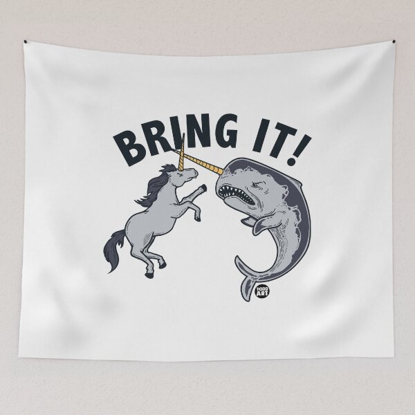 Item preview, BRING IT UNICORN NARWAHL designed and sold by TODD GOLDMAN.