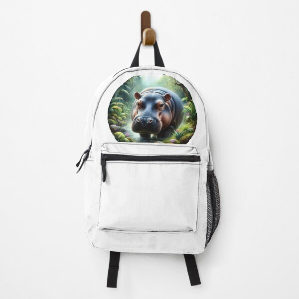 Item preview, Pygmy hippopotamus animal art designed and sold by RubisLeaf.