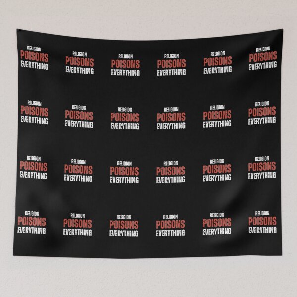 Item preview, religion poisons everything anti religion quotes designed and sold by puppyizo.