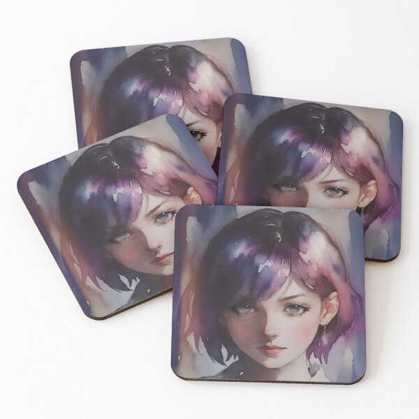 Item preview, Ethereal Watercolor Portrait designed and sold by ElliOzy.