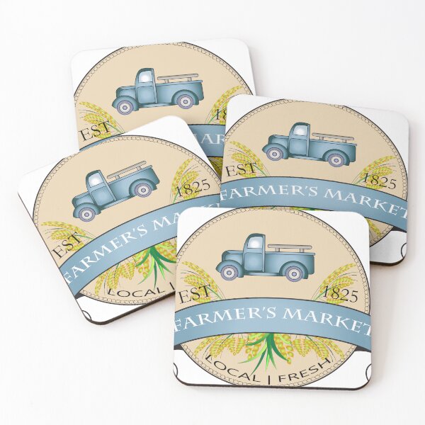 Item preview, Insignia vintage del mercado de agricultores designed and sold by karyalangit.