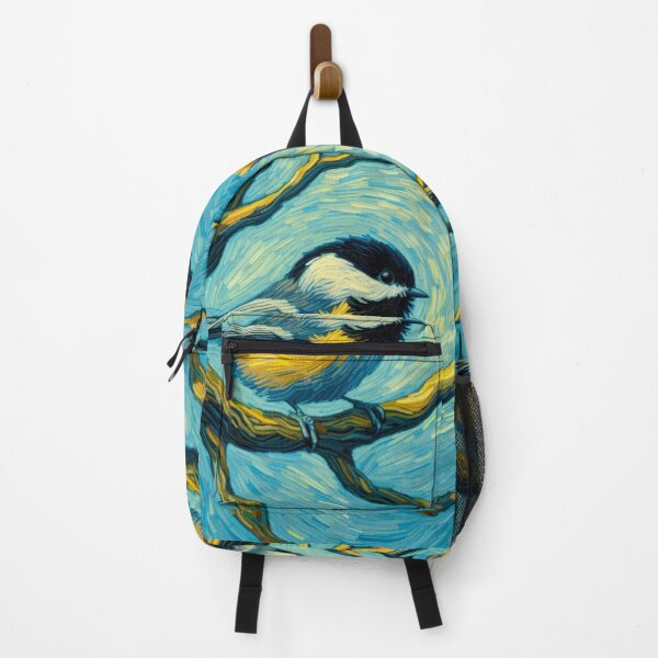 Item preview, Black Capped Chickadee Painting - Songbird Art designed and sold by Star-Fragment.