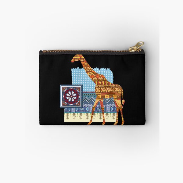Item preview, Giraffe on Safari - Wandering Solo Giraffe | Giraffe in ethno and boho style - safari holidays - safari cruise designed and sold by Erry-ewell.