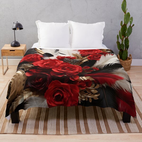 Item preview, floral arrangement of flowers and feathers designed and sold by dcrc.