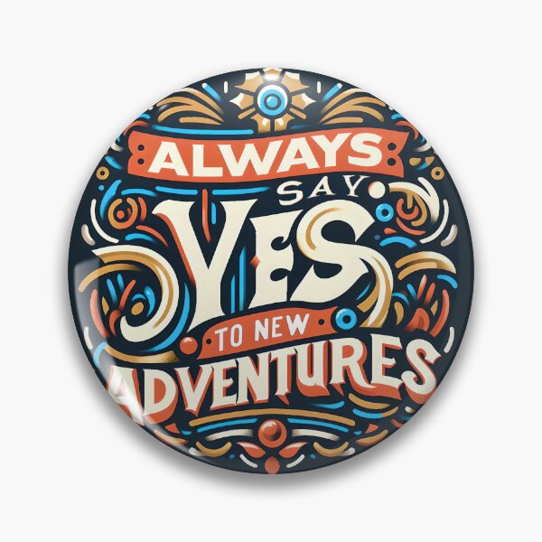 Item preview, Always say yes to new adventures, typography designed and sold by maxmaj.