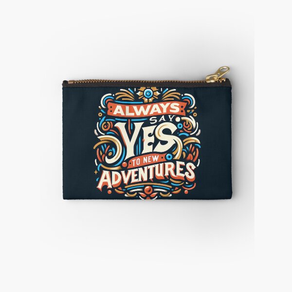 Item preview, Always say yes to new adventures, typography designed and sold by maxmaj.