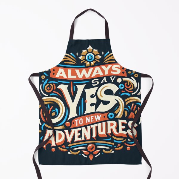 Item preview, Always say yes to new adventures, typography designed and sold by maxmaj.