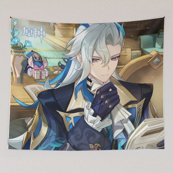 Item preview, Genshin Impact - Neuvillette Official Birthday Artwork 2023 designed and sold by Krimsy.