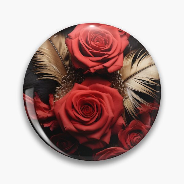 Item preview, Floral arrangement of flowers and feathers designed and sold by dcrc.