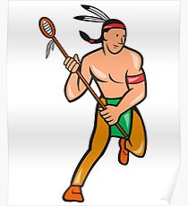 Native American Lacrosse Poster