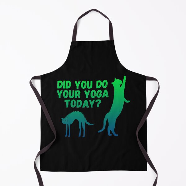 Item preview, Did you do your yoga today? | Cat stretching design designed and sold by Enchantedbox.