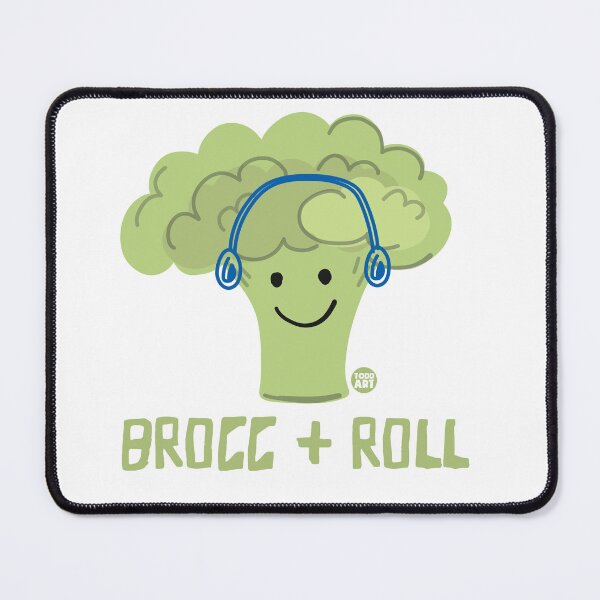 Item preview, BROCC AND ROLL BROCCOLI designed and sold by TODD GOLDMAN.